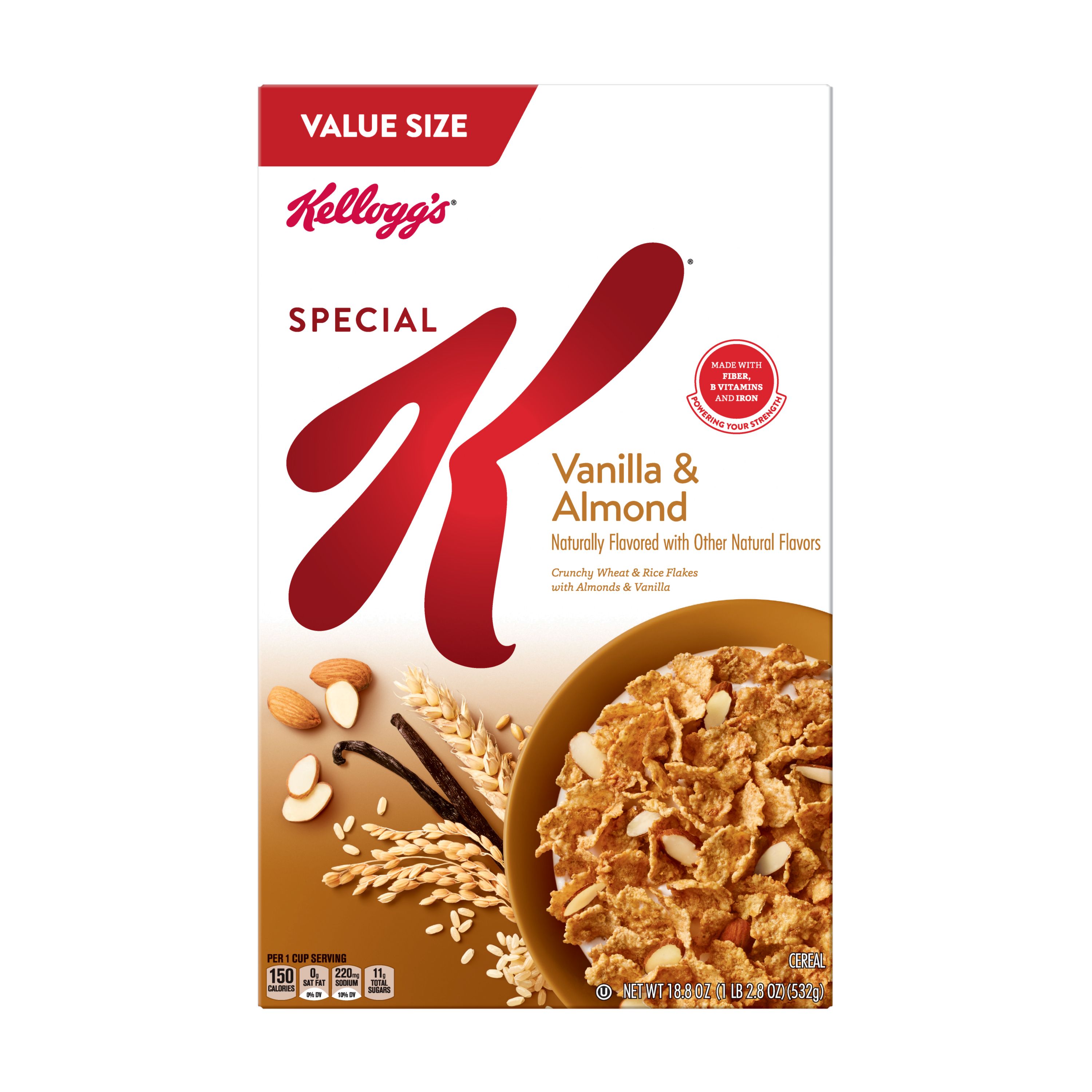 Kellogg S Special K Vanilla Almond Cereal Nutrition Facts Blog Dandk