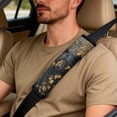 thumbnail image 5 of Xixirimido Car Seat Covers for Front Seats 5Pcs Car Accessories with Seat Belt Covers & Center Console Cover Universal Fit for SUVs,Vans,Trucks,Sedans, Bear Forest Camo, 5 of 8