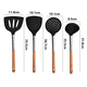 thumbnail image 2 of Juego de 4 utensilios de cocina de silicona, sistema de espátula de cocina para el hogar, 2 of 5