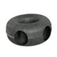 thumbnail image 1 of Juguete túnel de dona para gatos, escondite interactivo, cama de fieltro para dormir, escondite para gatos Gris oscuro, 1 of 9