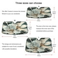 thumbnail image 5 of Qxltty Exotic White Flowers Car Windshield Sunshades Foldable UV Rays Sun Visor Protector Keep Your Vehicle Cool 53×23.5in, 5 of 8
