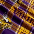 thumbnail image 2 of NFL Minnesota Vikings 58" 100% Polyester Fleece Sports Logo Fabric By the Yard, Purple, 2 of 10