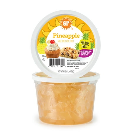 Sunripe Yellow Pineapple Wedge Glace 16oz