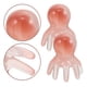thumbnail image 2 of 2 peines masajeadores de cabeza con forma de pulpo, peine de masaje de puntos de acupresión de mano para la palma de la mano, automasajeadores para cabello, espalda, cuello y espalda, color rosa., 2 of 8