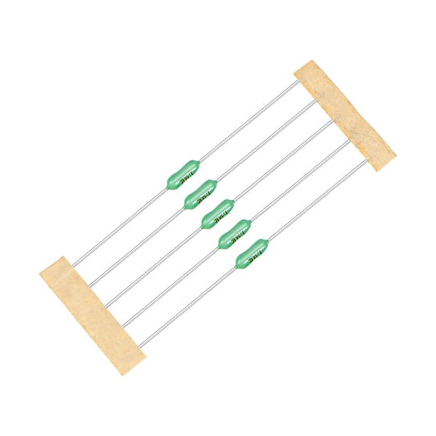 Uxcell 250V 1.5A Fusible Axial para Comunicación Telecom Metal Blanco 5Pcs