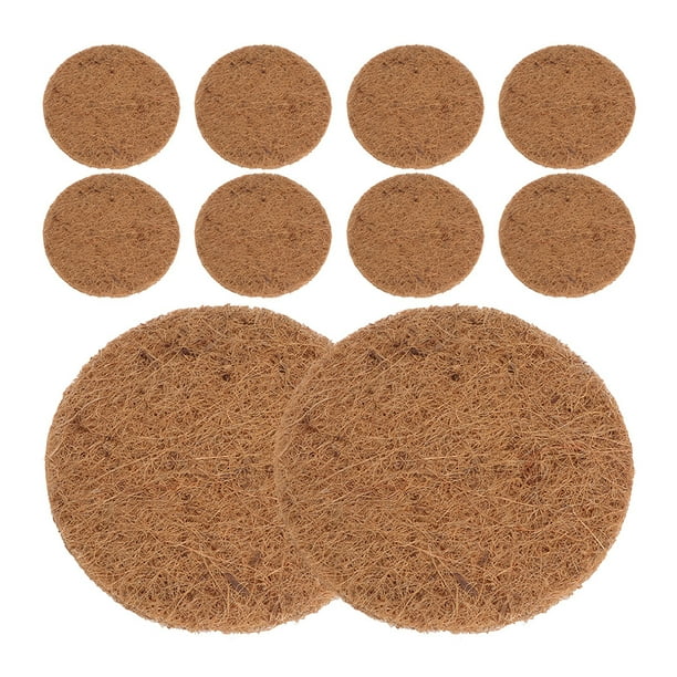 ColoMX 10 Uds. Nidos para cría de loros, esteras para nido, estera Natural de fibra de coco, estera para anidar palomas, estera para maceta