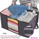 thumbnail image 3 of 10Pcs Cajas de Almacenamiento XL Grande - 90L Bolsa de Almacenamiento de Ropa de Gran Capacidad, Bolsa de Almacenamiento de Ropas, Tela Gruesa, Transparente, Organizador para Ropa, Edredones, 3 of 9