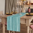 thumbnail image 2 of Table Runners 72 Inches Long Dress Scarves, Duck Green Farmhouse Kitchen/Dining Table Runner, Coffee Tablerunners, Vintage Modern Abstract Art Ombre 14x72 Inch, 2 of 9