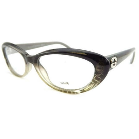 Womens Eyeglasses 3566 W9R/16 Plastic Oval Grey Silver Frames