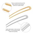 thumbnail image 3 of 6Pcs Retro Metal Shaped Hair Pins, French Hair Pin Hair Sticks Hair Fork Retro 2 Prong Updo Chignon Pins for Women Girls( Gold, Silver), 3 of 5