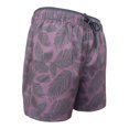 thumbnail image 3 of Traje de Baño Ocean Pacific para Hombre, Sustentable con Stretch Diseño Tropical Gris Oxford con Morado Talla M, 3 of 4