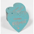 thumbnail image 2 of Inkdotpot Real Rose Gold Foil Happy Retirement Tags Favor Hang Paper Tags 100 Pieces, 2 of 8