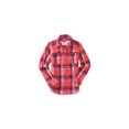 thumbnail image 1 of Aeropostale Signature - Camisa a cuadros para mujer, color rojo, extragrande, 1 of 1
