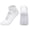 White, variant on Women Pilates Socks with Grip Athletic Socks Silicone Grip Gym Workout Sock Full Toe Ankle Fall Prevention Grip Sock