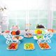 thumbnail image 2 of 2-story Cake Dessert Stand Cupcakes Pastries Cookie Tray Candy Stand Buffet Fruit Stand Wedding Use Square, 2 of 5