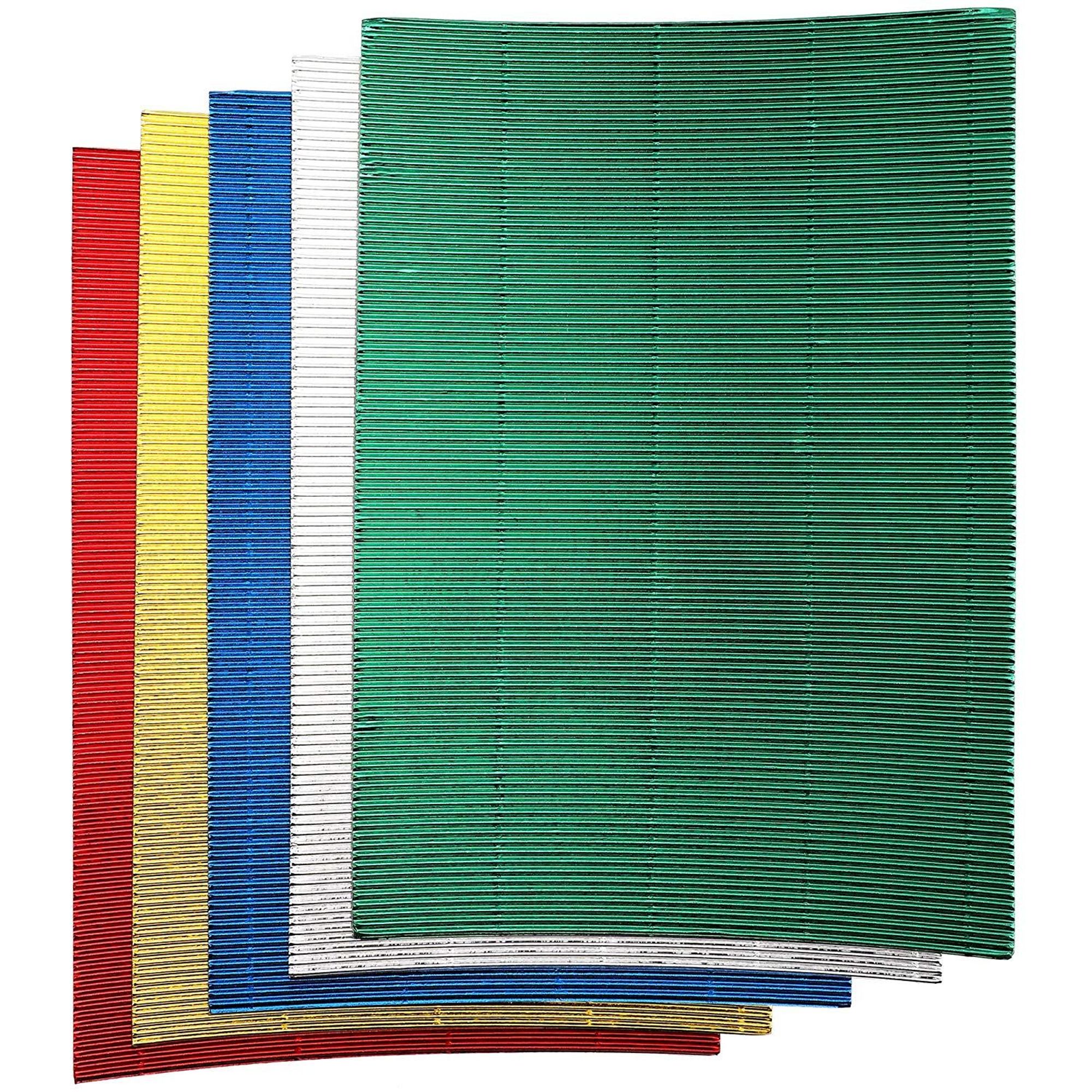 30 Packs Corrugated Cardboard Paper Sheets for Invitations, DIY, Crafts