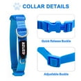 thumbnail image 5 of azuza Dog Collar and Leash Set Nylon Collar Leash for Small Medium and Large Dogs, 5 of 10