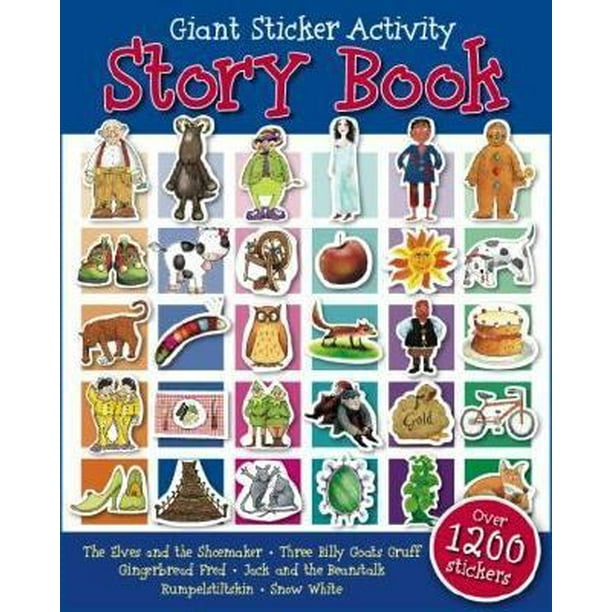 Giant Sticker Book Activity Storybook [With Stickers] (Paperback Used