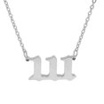 thumbnail image 1 of Uds colgante de collar con número de Ángel collar de acero inoxidable chapado en oro/plata Wmkox8yi sjalhkljlk5948, 1 of 1