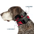 thumbnail image 2 of Buckle-Down Pet Collar, Dog Collar Plastic Buckle, Trinidad Tobago Flags Black Block, 7 to 8.5 Inches 0.5 Inch Wide, 2 of 8