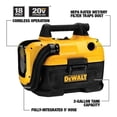 thumbnail image 2 of Aspiradora Inalámbrica Dewalt 20v. Sin Bateri Dcv580h DeWalt DCV580H, 2 of 2