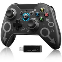 UHM X360 Controller Wireless for Xbox 360/Xbox 360 Slim,2.4GHz Gamepad Remote Joystick Wireless PC Gaming Controller for PC Windows 10/8/7 with Receiver,Gray (NOT for Xbox/Xbox One)