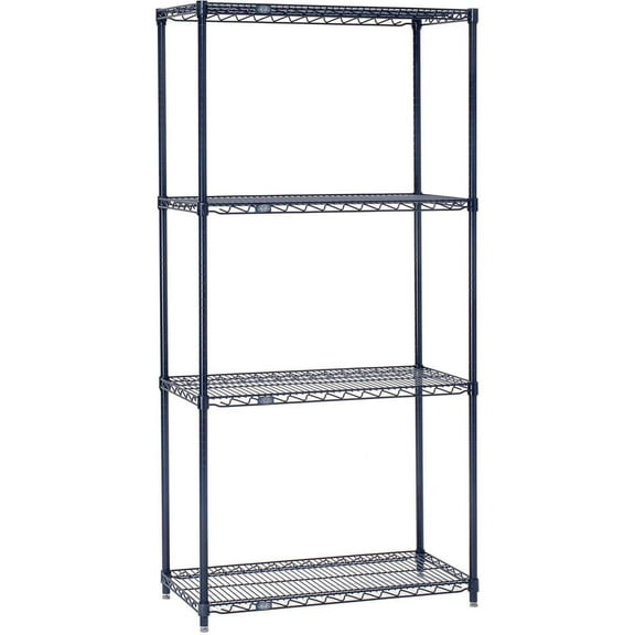 Nexel 18727N Nexel 74"H Nexelon Wire Shelving, 72"W X 18"D