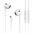 thumbnail image 1 of Auriculares USB C para iPhone 17 16 15 Pro Max iPad Pro Tipo C Auriculares con cable con micrófono y control remoto Cancelación de ruido para Pixel 8 7 6A 5 Galaxy S24 S23 S22 S21 S20, 1 of 7