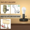 thumbnail image 4 of Youtime LED 50W 100W 150W Soft White Edison Light Bulbs, (4 Pack), 4 of 6