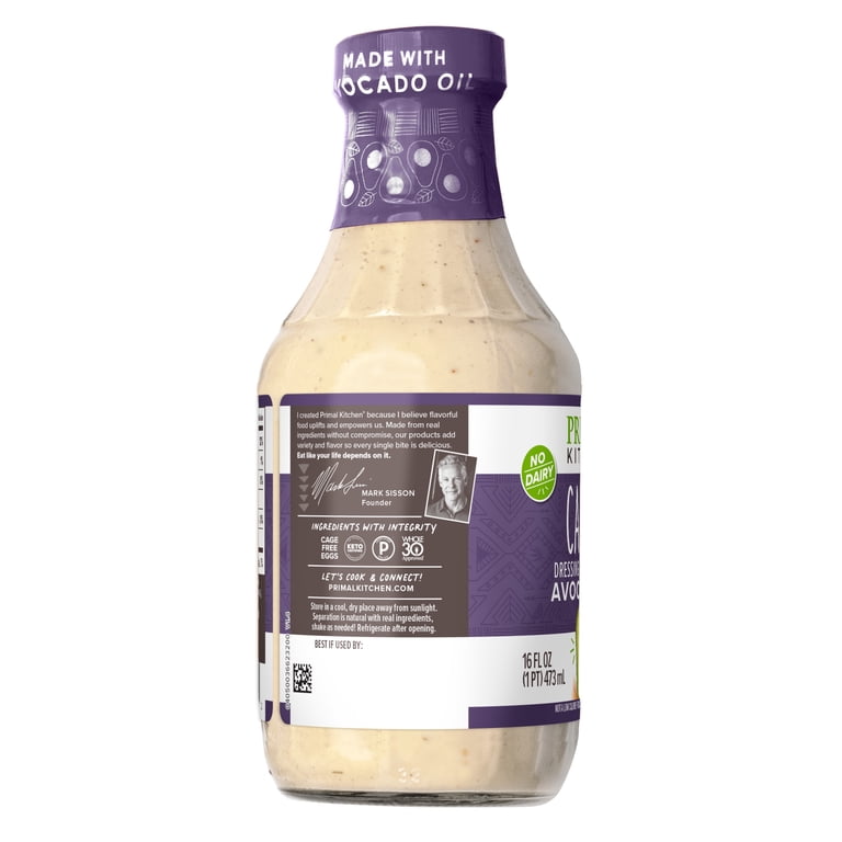 primal kitchen caesar dressing Primal Kitchen Avocado Oil Dressing & Marinade, 8 fl oz. Caesar