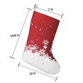 thumbnail image 5 of 3 Pcs Christmas Stockings,Red Christmas Snowflake Pattern Stockings Christmas,14.8'' Xmas Stockings,Christmas Party Favors,Christmas Party Decorations,Christmas Stockings Personalized, 5 of 5
