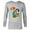 Athletic Heather, variant on Disney Princess Pocahontas & Meeko Holiday - Long Sleeve T-Shirt for Men - Customized-White
