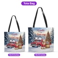 thumbnail image 5 of Santa is Coming Golden Retriever Merry Christmas Xmas Noel Truck Tree All Over Print 3D Canvas Tote Bag Goldens Dog Lover Gifts Idea Reusable Handbag - 02023, 5 of 5