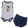 Disney - Mickey Mouse Onesie & Diaper Cover Set