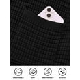 thumbnail image 5 of Women Knit Cardigan Sweaters Fall Fashion Long Sleeve Button Down Trendy Casual Jacket Winter Clothes Black XL, 5 of 9