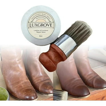 Luxgrove Leather Salve, Repair, Cream, Luxgrove Furniture Repair, Leather & Furniture Repair Salve Applicator Brush, Furniture Salve for Leather (1, 1Pcs)