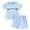 Z01-Light Blue, variant on Baby Boy Outfits Boys Clothes Kids Spring Summer Cotton Cartoon Printed Short Sleeve Training 6 12 18 24Months 2T 3T Clothing Set 2-Piece