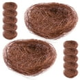 thumbnail image 6 of Mixtlocalior 12pcs Artificial Bird Nests for Garden Decor, Moss Landscape Accessories, Decorative Faux Bird Nest Set, 6 of 6