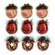 thumbnail image 1 of 9 Adornos Navideños A Cuadros De 3 Pulgadas De Tela A Cuadros Con Bayas Para Colgar En El Árbol De Navidad. Decoración Para Fiestas Navideñas En Casa., 1 of 6