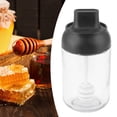 thumbnail image 3 of Bote de miel práctica botella de almacenamiento transparente lata de miel con cuchara y tapa para el hogar restaurante cocina ANGGREK Otros, 3 of 8
