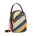 thumbnail image 7 of FORMRS Crossbody Bag for Women Shoulder Cell Phone Purse with Zipper, Retro Colorful Stripes, 7 of 7
