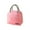 Pink, variant on SuoKom Lunch Bag Women Solid Color Twill Bento Bag Portable Insulation Bag Thickened Student Lunch Box Bag Lunch Bag Lunch Bag High Waist Insulated Lunch Bag On Clearance