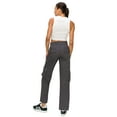 thumbnail image 4 of Cali1850 Women’s Casual Cargo Pants Straight Leg Multi Pockets Streetwear Trousers, 4 of 5