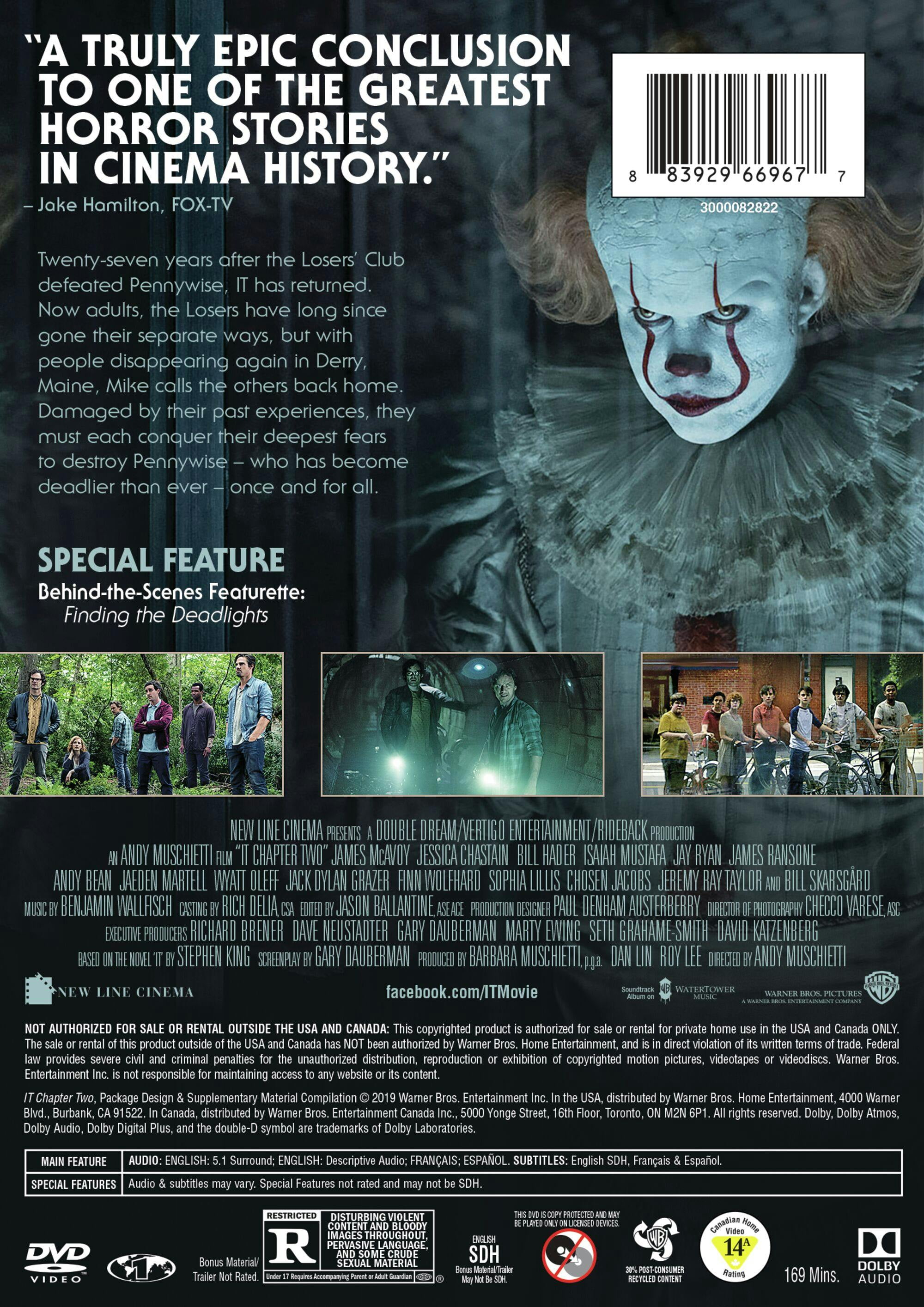 It: Chapter Two [DVD] - Walmart.com