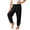 Black, variant on Boys Girls Kids Cooling Ice Silk Ribbed Jogger Pants, Elastic Waist Solid Color Summer Casual Pants for 3-13 Years Old, Breathable Daily Wear Yellow 12-13 Years(12 Years)