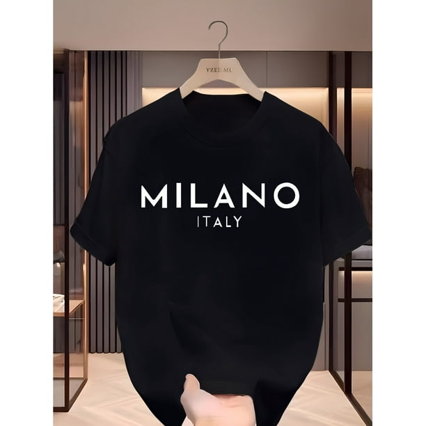 Camiseta de manga corta de primavera y verano para niños, camiseta informal para exteriores, MILANO.