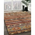 thumbnail image 2 of Ahgly Company Indoor Rectangle Abstract Saffron Red Abstract Area Rugs, 6' x 9', 2 of 6