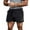 Black, variant on Bcfgryg Drawstring Casual With Pockets Solid Waist Sports Shorts Color Men Mid Men's Casual Shorts Men's Cargo Shorts With Pockets Black L