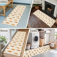 thumbnail image 5 of Runner Rugs 2x6 Ft, Spring Easter Non Slip Area Rugs for Kitchen Bedroom Entryway, Watercolor Cute Carrots Vegetables Beige Washable Carpet Runner Rug Floor Mats for Bedroom Home Decor, 5 of 8