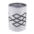 thumbnail image 1 of Abbracc 5 Metres Embroidery Jacquard Lace Ribbon for Clothes Bag Hat Decoration - Gray, 8cm, 1 of 9